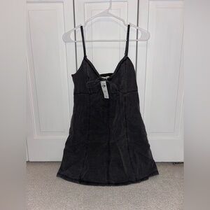 NWT / Hollister Black Denim Slip Dress
